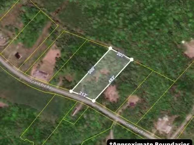Lot 8 Grand Pre Road, Wallbrook, NS, B4P 2R3 vacant land for.