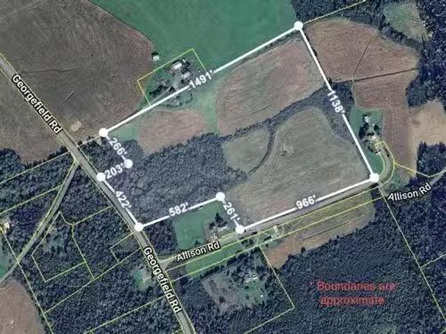 Lot Allison Road, Georgefield, NS, B0N 1T0 vacant land for s.
