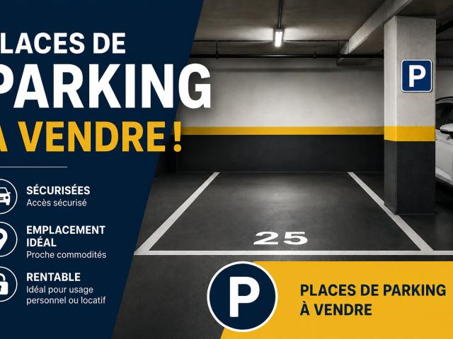 Lot de 2 places de parking Centre2