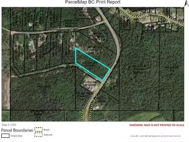 Lot for sale in Burns Lake, Burns Lake, LOT 3 Keefes Landing R.