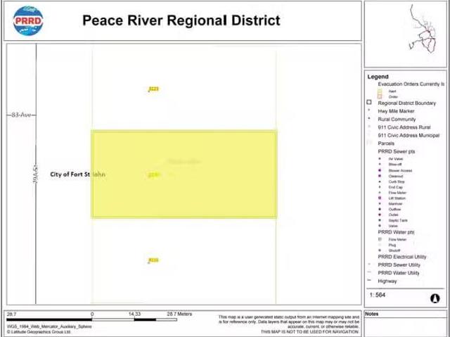 Lot for sale in Fort St. John, Fort St. John, 8219 79a Street.