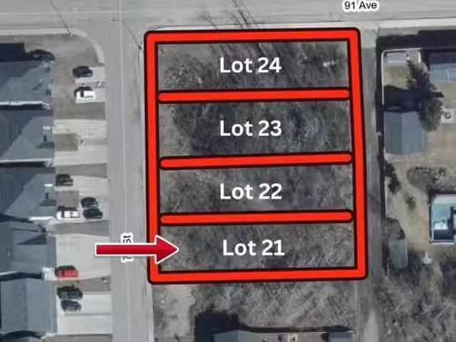 Lot for sale in Fort St. John, Fort St. John, 9011 74 Street.