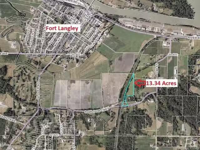 Lot for sale in Langley, Langley, 13.34AC Rawlison Crescent, 2.