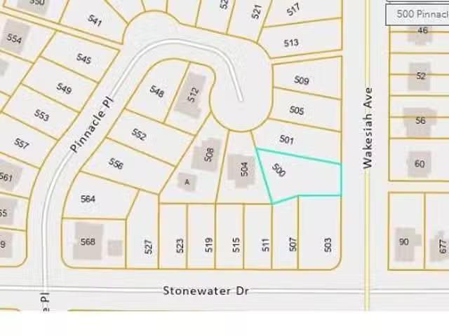 Lot for sale in Nanaimo, 500 Pinnacle Pl, 1037906