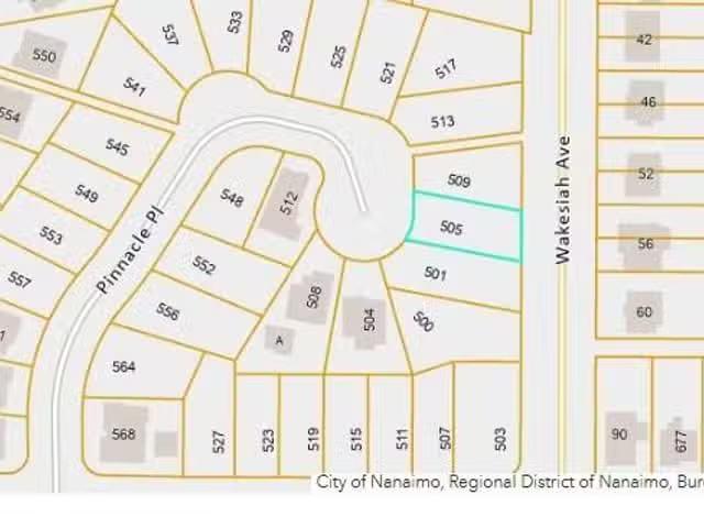 Lot for sale in Nanaimo, 505 Pinnacle Pl, 1037894