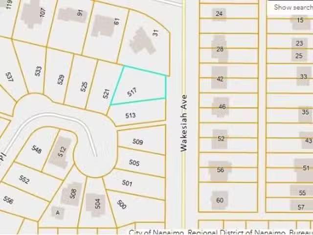 Lot for sale in Nanaimo, 517 Pinnacle Pl, 1037874