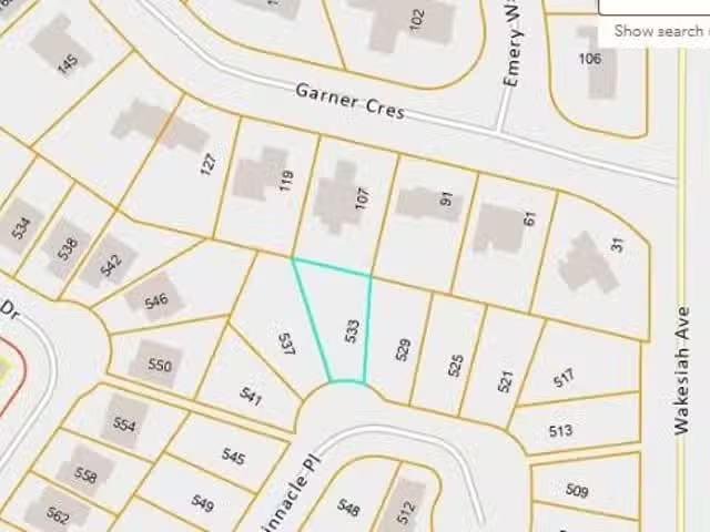 Lot for sale in Nanaimo, 533 Pinnacle Pl, 1037852