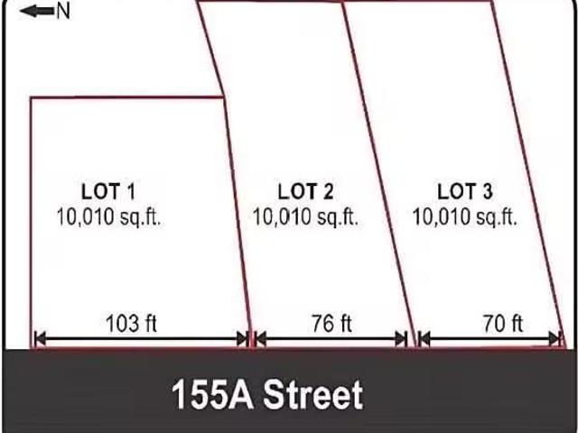 Lot for sale in Surrey, South Surrey White Rock, 3548 155a Str.