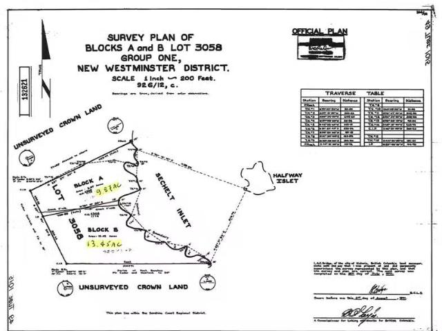 Lot for sale in Pender Harbour Egmont, Sechelt, Sunshine Coast.