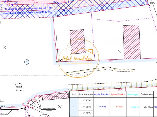 Lot no1 Beaugency, terrain à batir non viabilisé de 3965m2
