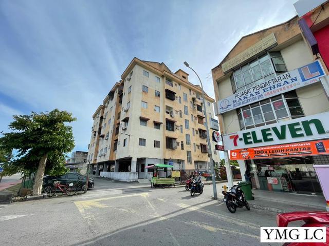 Lot PenjuruPangsapuri Taman Maju Raya di Rantau Panjang untuk Dijual