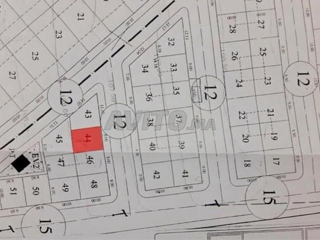 Lot terrain de 80 m² titré à Merss Elkheir Temara