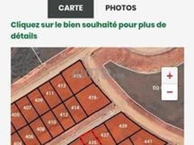 Lot villa à vendre Kénitra Hadika 2