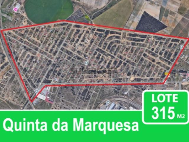 Lote com 315m2 na Quinta da Marquesa