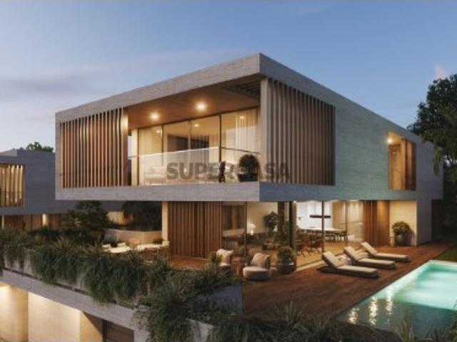 Lote com projeto de arquitetura aprovado para construção de 2 moradias V6 contemporâneas ou moradia única, com piscina e jardim no Restelo, a zona residencial de maior prestígio e exclusividade de Lisboa