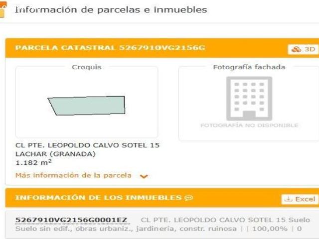 LOTE DE PARCELAS INDUSTRIALES EN LÁCHAR!