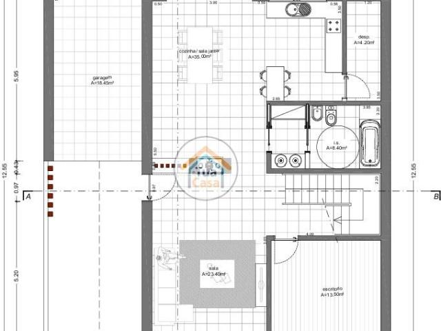 Lote para construção com Projeto Aprovado