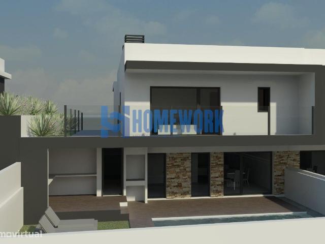 Lote para construo de moradias com piscina Charneca da Caparica