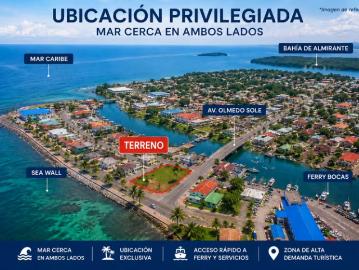 Lotes y Terrenos en Otras Islas | venta | Casa con Amplio Terreno en Bocas del Toro | 2,400m² | 3 Recámaras | $290,000: USD 290000.00