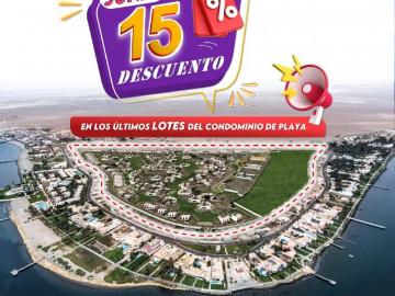 ¡Lotes en exclusivo condominio en Paracas! Segunda fila frente al mar