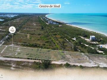 Lotes semi urbanizados en Sisal, Yucatán. A pocos metros de la playa