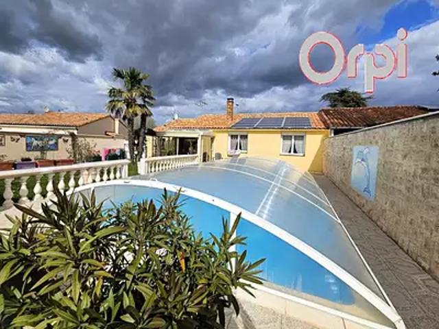 Loulay 17330 Achat / Vente maison 4 pièces t4 piscine jardin