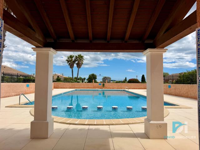 LOUPIAN MAISON T1BIS AVEC TERRASSE RESIDENCE PISCINE TENN