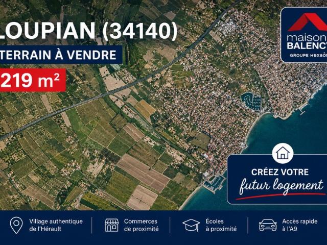 Loupian Vente Terrain 34