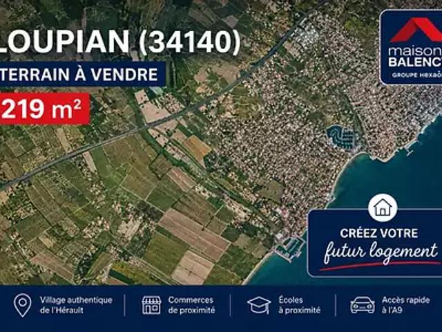 Loupian 34140 Programme neuf terrain neuf à vendre