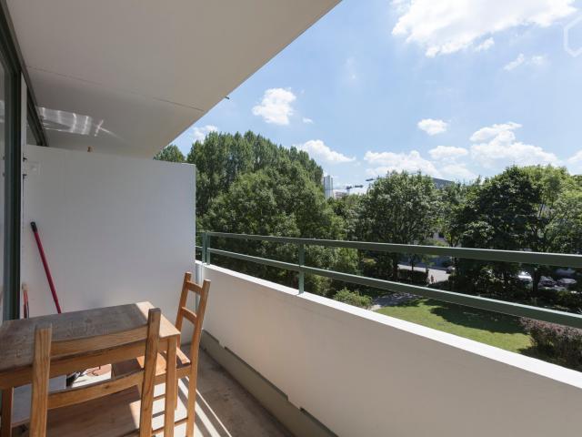 Lovely 1 room apartment 7 OG with balcony at Munich Petuelpark