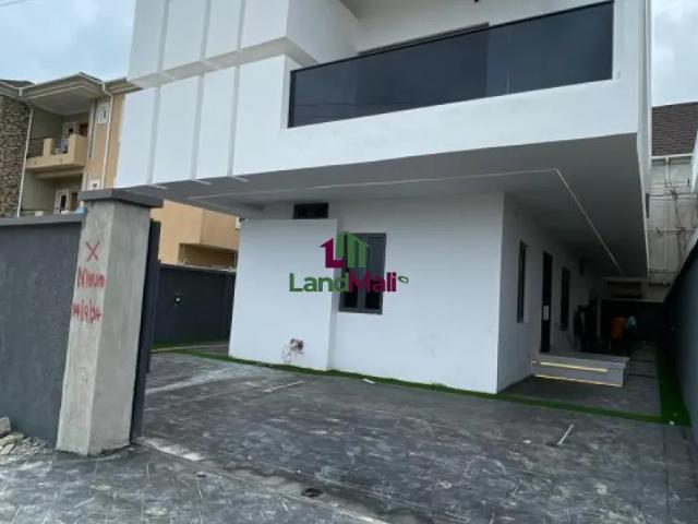 Lovely 4 Bedroom Fully Detached Duplex With BQ Located at Ikota, Lekki