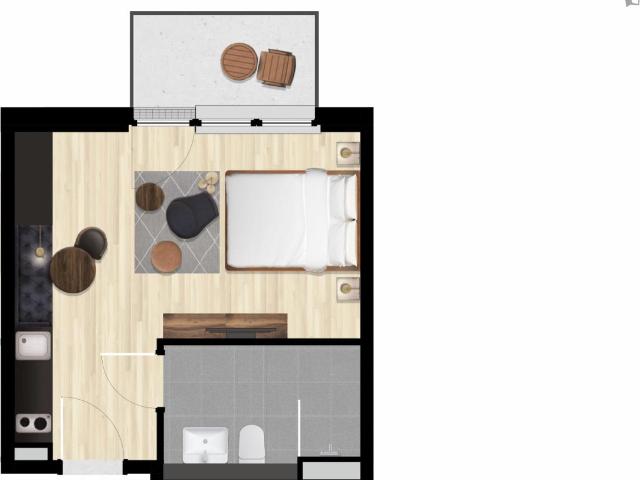 Lovely studio in Rummelsburg area