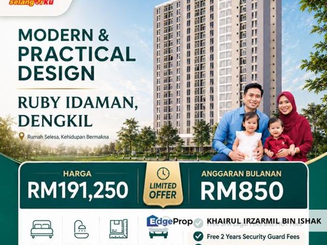 Low Density, FREE BOOKING, Rumah Selangorku Ruby Idaman, Dengkil, Selangor