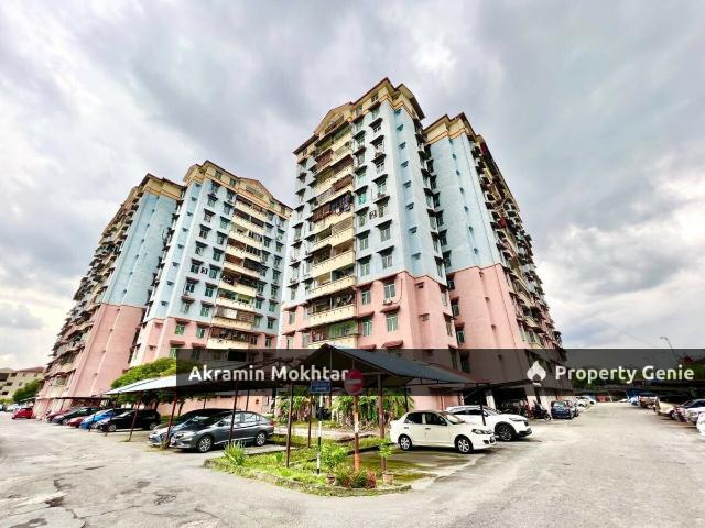 Low Level, Corner Unit & 1 Parking | Apartment Cheras Utama, Taman Cheras Utama