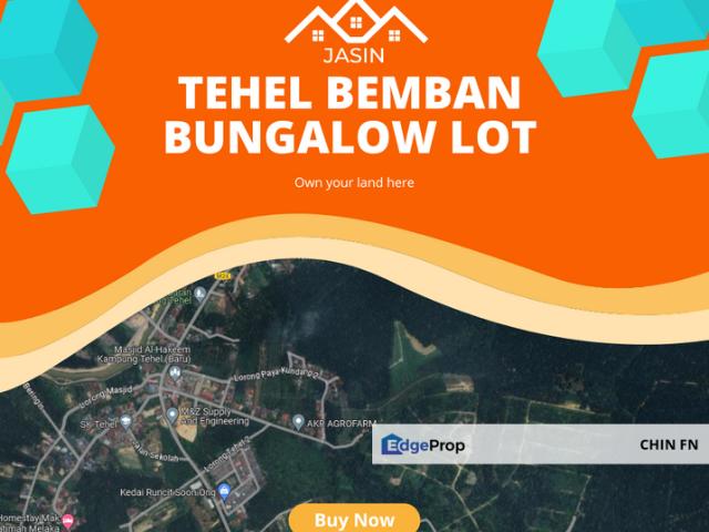 Low Price Bungalow Lot 6700 sq.ft Residential Land Tehel Bemban Jasin