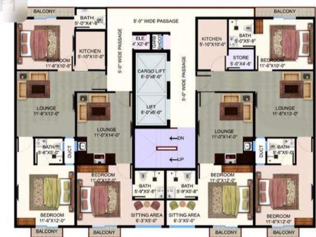 Low price luxury Bahria Town apartments Iqbal Commercial Karachi Bahria Town Karachi ID 10873