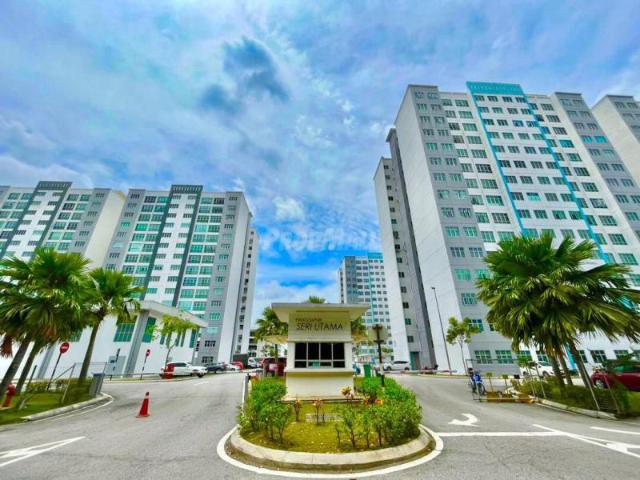 Lower Floor, Corner Unit Pangsapuri Seri Utama, Puchong Utama