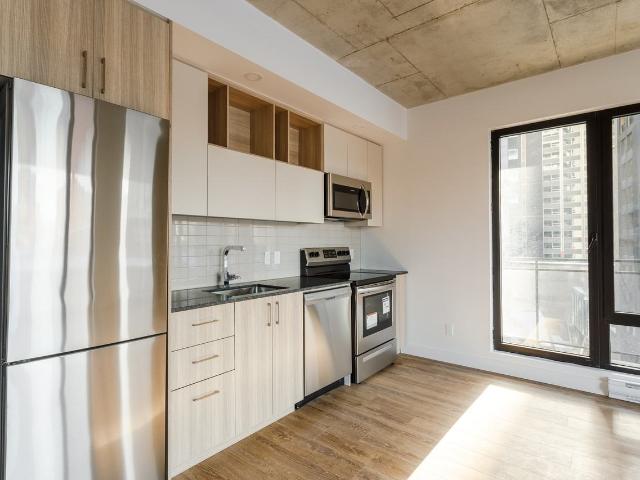 Loxley Quartier des Spectacles 1 Bedroom Apartment for Rent at 375 Rue De La Concorde, Montréal, QC H3A 1J3 Quartier Ville Marie