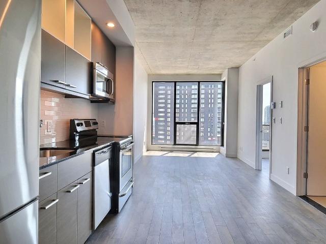 Loxley Quartier des Spectacles 1 Bedroom Apartment for Rent at 375 Rue De La Concorde, Montréal, QC H3A 1J3 Quartier Ville Marie