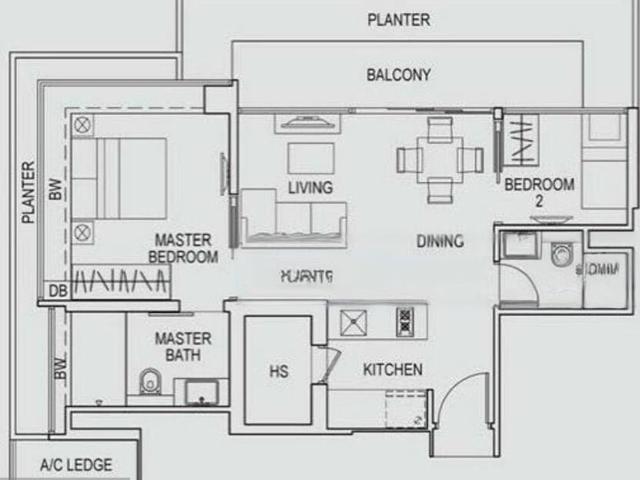 Luma D9, Apartment