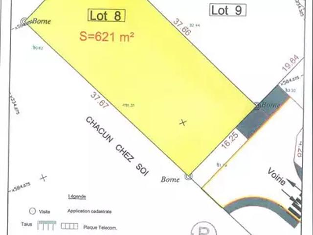 Lumbres 62380 Achat / Vente terrain