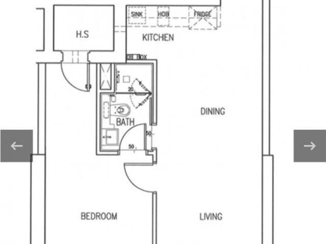 Lumiere Apartment For Sale, $1,260,000, 1 Bed 1 Bath 678 sqft $1,858.00 psf