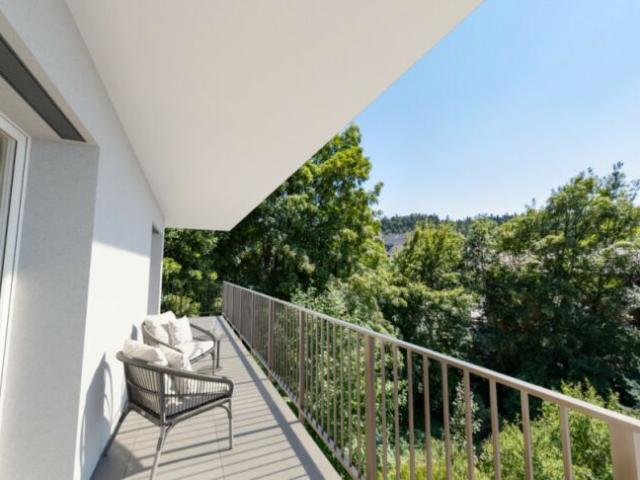 Lumière et espace dans un écrin moderne de 3,5 pièces, 98 m²