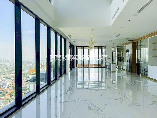 Lumiere Riverside cho thuê căn hộ Penthouse tháp East với 3 phòng ngủ + 1 phòng làm việc view sông