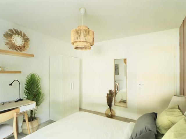 Luminous 12 m² bedroom for rent in coliving in Bègles B021
