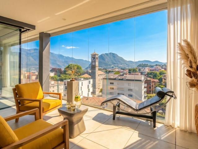LUMINOSO 3.5 LOCALI CON TERRAZZA E VISTA LAGO A MASSAGNO