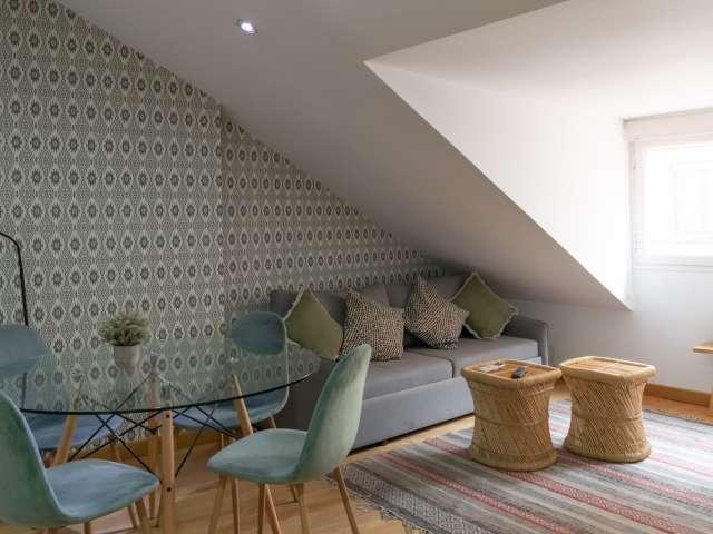Luminoso apartamento de 2 dormitorios en alquiler en Malasaña, Madrid