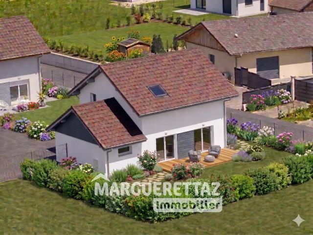 Lumineuse villa moderne et confortable avec jardin clôturé 111m² Villard