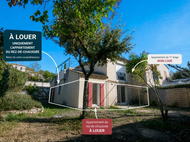 Lumineux appartement de type 4 de 85.04m2 avec jardin LAMBESC