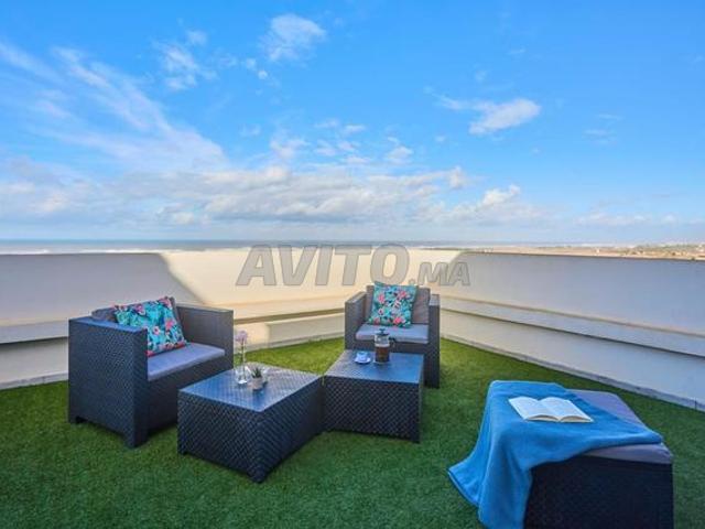 Lumineux appartement meublé Ain Diab Extension